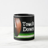 Football Touchdown Typografie Mok (Midden)