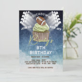 Football Touchdown Verjaardagsfeestje Kaart (Staand voorkant)