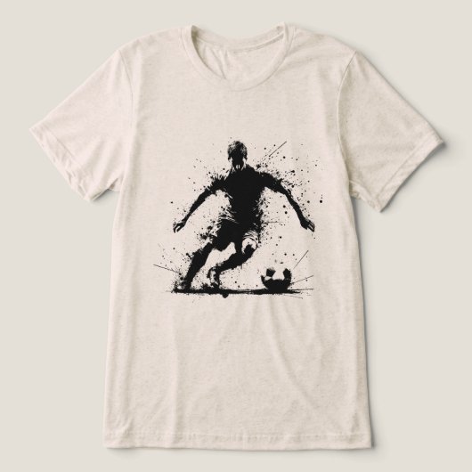 Football Tri-Blend Shirt (Design voorkant)