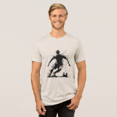 Football Tri-Blend Shirt (Voorkant volledig)
