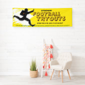 Football Tryouts Vinyl Banner (Insitu)