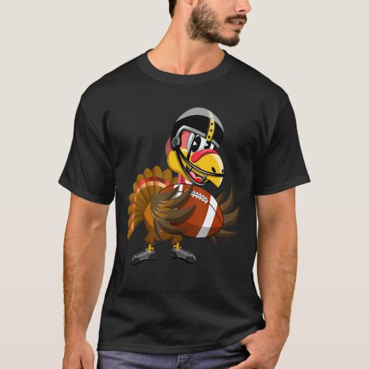 Football Turkey Balls Thanksgiving Shirt Boys Kind (Voorkant)