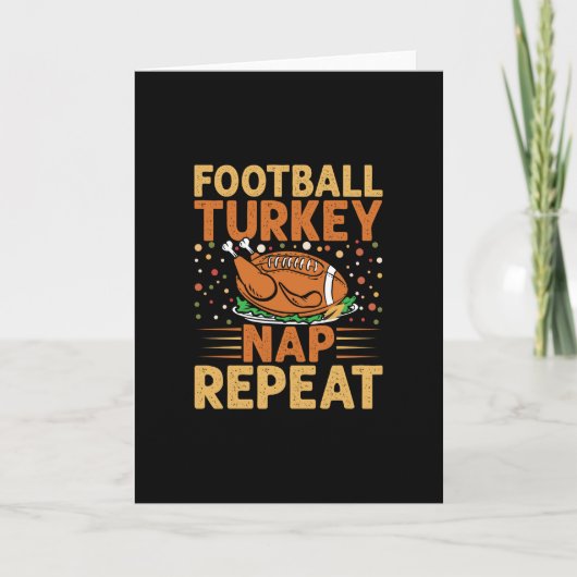 Football Turkey Nap Repat Kaart (Voorkant)