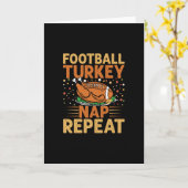 Football Turkey Nap Repat Kaart (Gele Bloem)