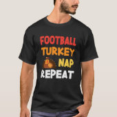 Football Turkije - nap Herhaal T Shirt (Voorkant)