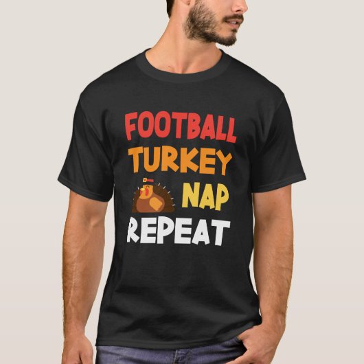 Football Turkije - nap Herhaal T Shirt (Voorkant)
