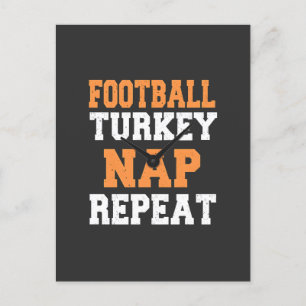 Football Turkije nap Herhaal Thanksgiving Briefkaart