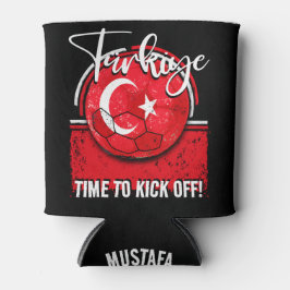 Football Türkiye Flag, Turks sportfan Blikjeskoeler