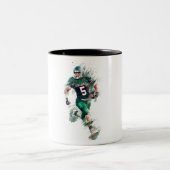 Football Tweekleurige Koffiemok (Center)