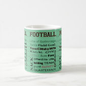 FOOTBALL typografie Koffiekoffie Mok (Center)