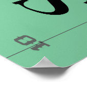 FOOTBALL typografie Poster (Hoek)