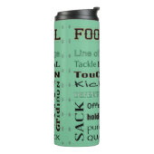 FOOTBALL typografie Thermosbeker (Gedraaid links)