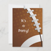 Football Uitnodiging (Voorkant)