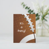 Football Uitnodiging (Staand voorkant)