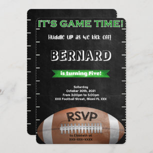 Football Uitnodiging