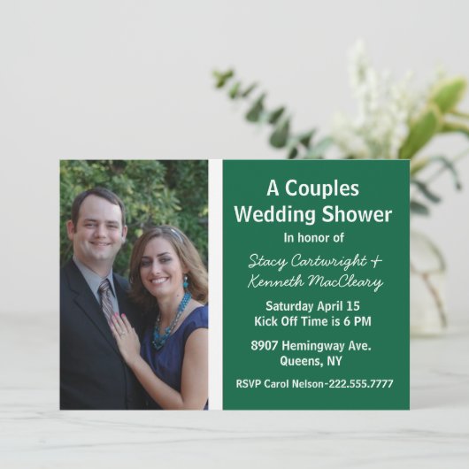 Football - Uitnodiging tot het uitzenden van een c (Staand voorkant)