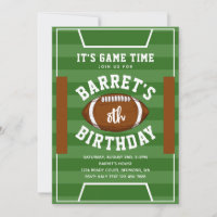Football Uitnodigingen | Football Birthday