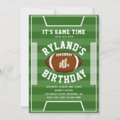 Football Uitnodigingen | Football Birthday (Voorkant)