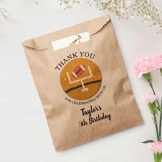 Football Uprights Bedankzakje (Gezegeld)