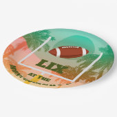 Football Uprights Party Papieren Bordje (Gekanteld)