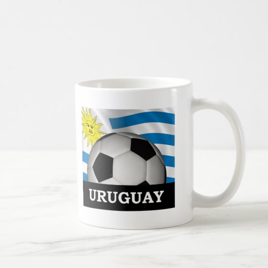 Football Uruguay Koffiemok (Rechts)