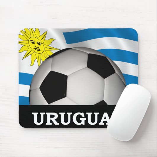 Football Uruguay Muismat (Met muis)