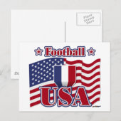 FOOTBALL USA BRIEFKAART (Voorkant / Achterkant)