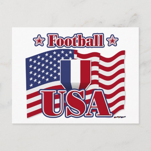 FOOTBALL USA BRIEFKAART (Voorkant)
