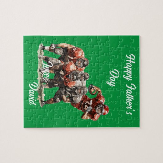 football Vaderdag Legpuzzel (Horizontaal)