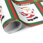 Football Vakantie cadeau Cadeaupapier (Rol Hoek)