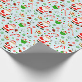 Football Vakantie cadeau Cadeaupapier (Hoek)