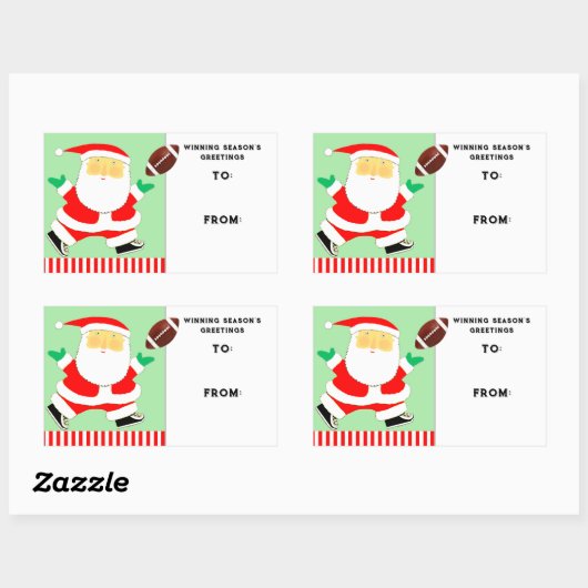 Football Vakantie Cadeau Labels (Vel)