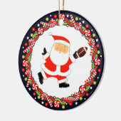 Football Vakantie Gift Keramisch Ornament (Links)