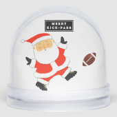 Football Vakantie Gift Stocking Stuffer Sneeuwbol (Voorkant)