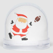 Football Vakantie Gift Stocking Stuffer Sneeuwbol (Achterkant)
