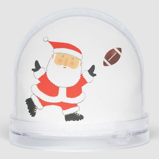 Football Vakantie Gift Stocking Stuffer Sneeuwbol (Achterkant)