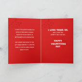 Football Valentijn-dagkaart Kaart (Binnen)