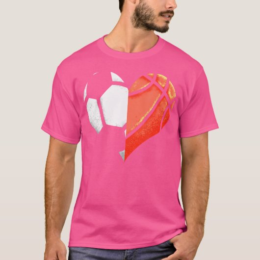 FOOTBALL VALENTIJNS D T-SHIRT (Voorkant)
