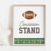 Football van de borden van de de krijgsdag van de  poster