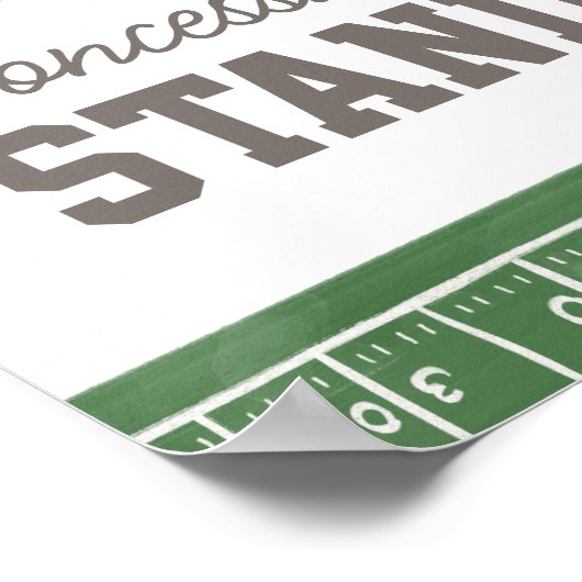 Football van de borden van de de krijgsdag van de  poster (Hoek)