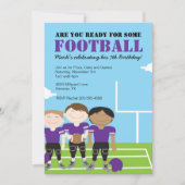 Football van de jongen - Verkennende feestdagen Kaart (Voorkant)