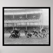Football van de marine bij de Polo Grounds, NY 191 Poster (Voorkant)