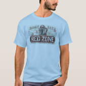 Football van de Rode Zone T-Shirt (Voorkant)
