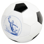 Football van de speler voetbal (Drie kwart)