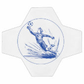 Football van de speler voetbal (Enkel)