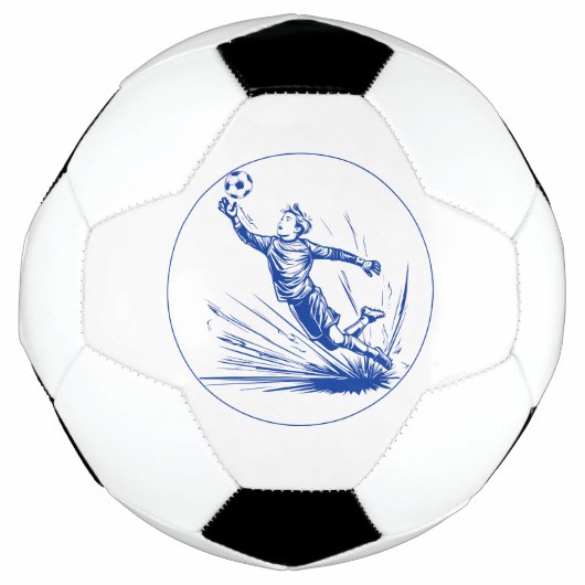 Football van de speler voetbal (Voorkant)