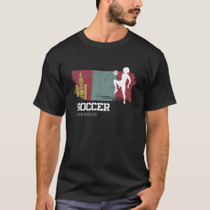 Football van de vlag van de voetbalmolen Voetbal T-shirt