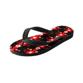 Football van de Voetbal Kinder Teenslippers (Schuin)