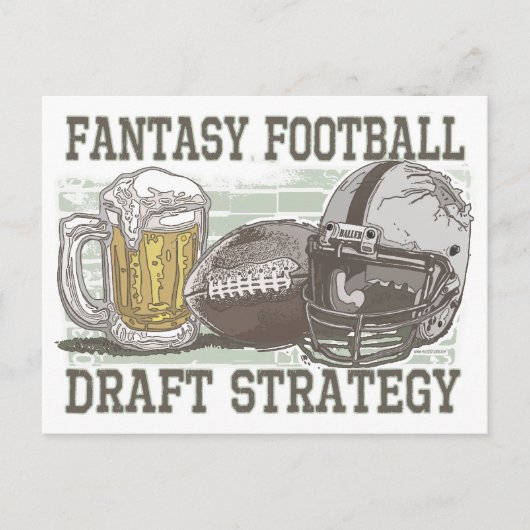 Football van Fantasy Briefkaart (Voorkant)