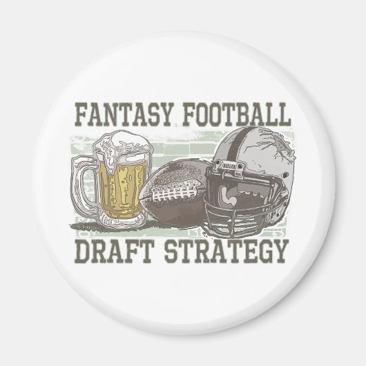 Football van Fantasy Magneet (Voorkant)
